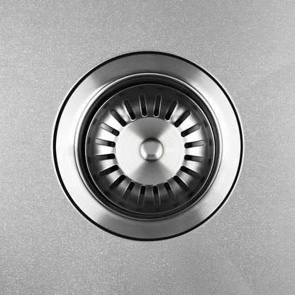 SSK-C-4530-SI Welba 45X30CM Stainless Steel Sink Single Bowl with Waste Silver