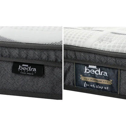 MAT-A24-COCO-KS Bedra King Single Mattress Bonnell Spring Tight Top Bed Medium Firm 21CM