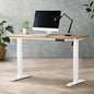 SD-LEG-120M-WH Oikiture 120cm Electric Standing Desk Adjustable Office Table White