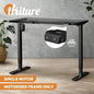 SD-LEG-S1-BK Oikiture Standing Desk Frame Only with Single Motor Electric Sit Stand Desk Adjustable Height Black