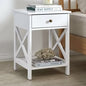 FJHBSDWH White Noosa Bedside Table