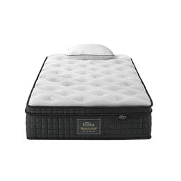 MAT-A22PL-OLIV-S Bedra Single Mattress Cool Gel Foam Pocket Spring 34CM with Pillow