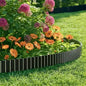 GB-EDGE-200015-BK Livsip Garden Edging 20mx15cm Landscape Lawn Edge Border DIY Fence Steel Black