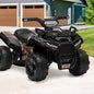ROC-ATV-M-BK Ride On Car Electric ATV Bike Vehicle for Toddlers Kids Rechargeable Black