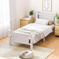 BF-W-B-NINO-S-WH Single size Oikiture Wooden Bed Frame Single Size Pine Wood Timber Base Bedroom