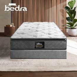 MAT-A8-SENA-S Bedra Single Mattress Breathable Luxury Bed Bonnell Spring Foam Medium 21cm