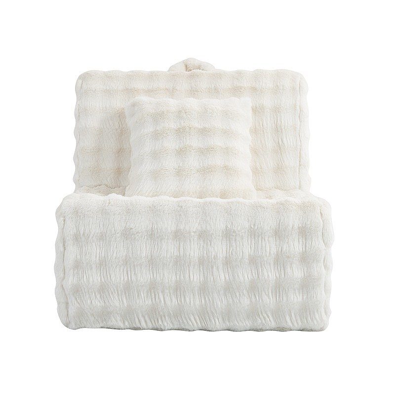 IHD-SF02-2-WH KOKOMO Fabric Occasional Chair White