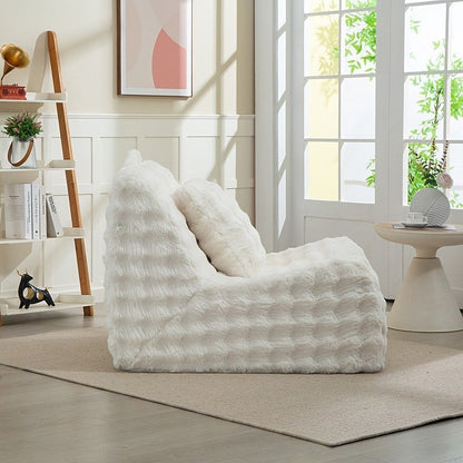 IHD-SF02-2-WH KOKOMO Fabric Occasional Chair White