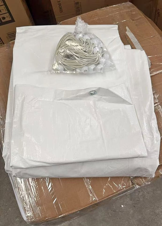WHITE-TARPAULIN HEAVY DUTY TARPAULIN