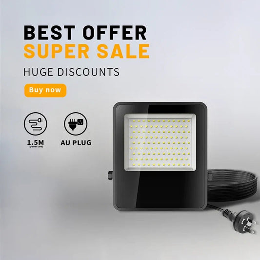 Brand New Weatherproof LED Floodlight E017EI-200W