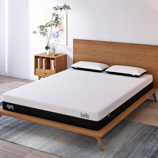 ZT-MHDU16-D Duchess Gel Memory Foam Mattress (Firm & Medium Soft) Includes 1 Pillow (Double)