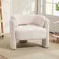 IHD-AC05B-WH White Color KINGSBURY Fabric Sofa Armchair