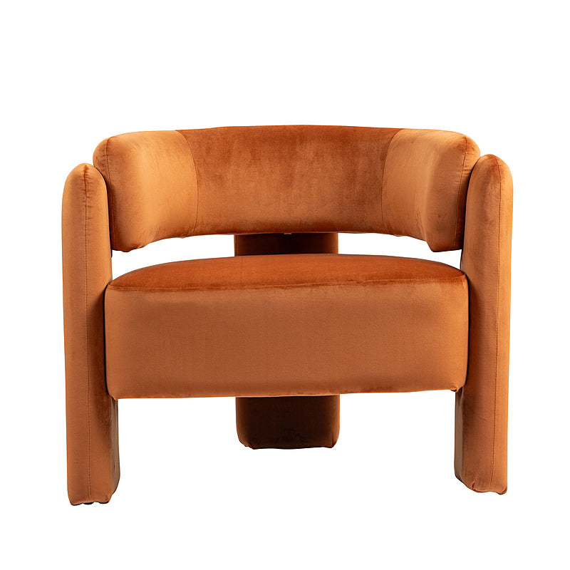 IHD-AC05B-RO Orange Color KINGSBURY Fabric Sofa Armchair