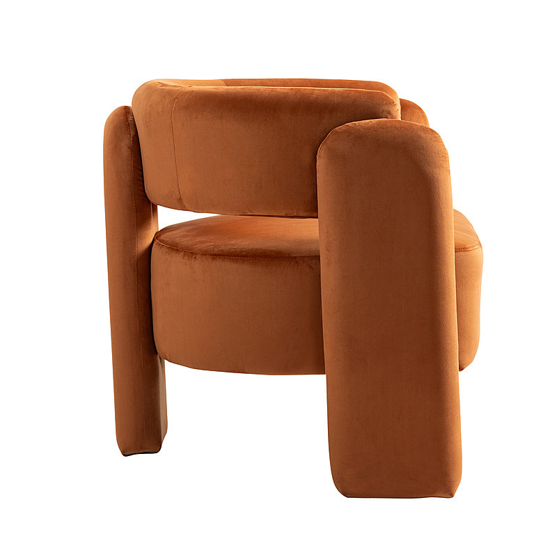 IHD-AC05B-RO Orange Color KINGSBURY Fabric Sofa Armchair