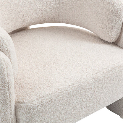 IHD-AC05B-WH White Color KINGSBURY Fabric Sofa Armchair