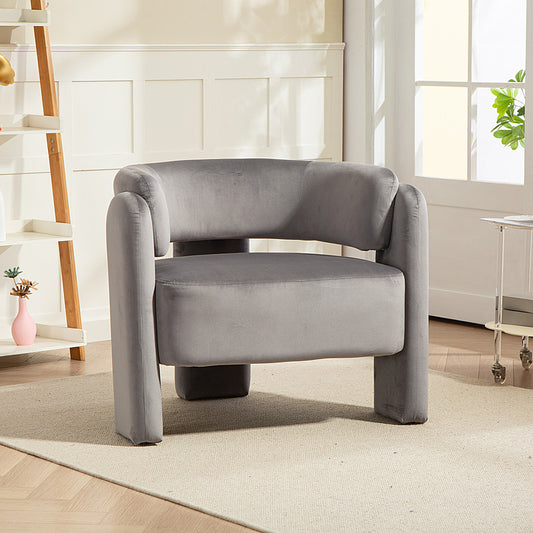 IHD-AC05B-GRY Grey Color KINGSBURY Fabric Sofa Armchair
