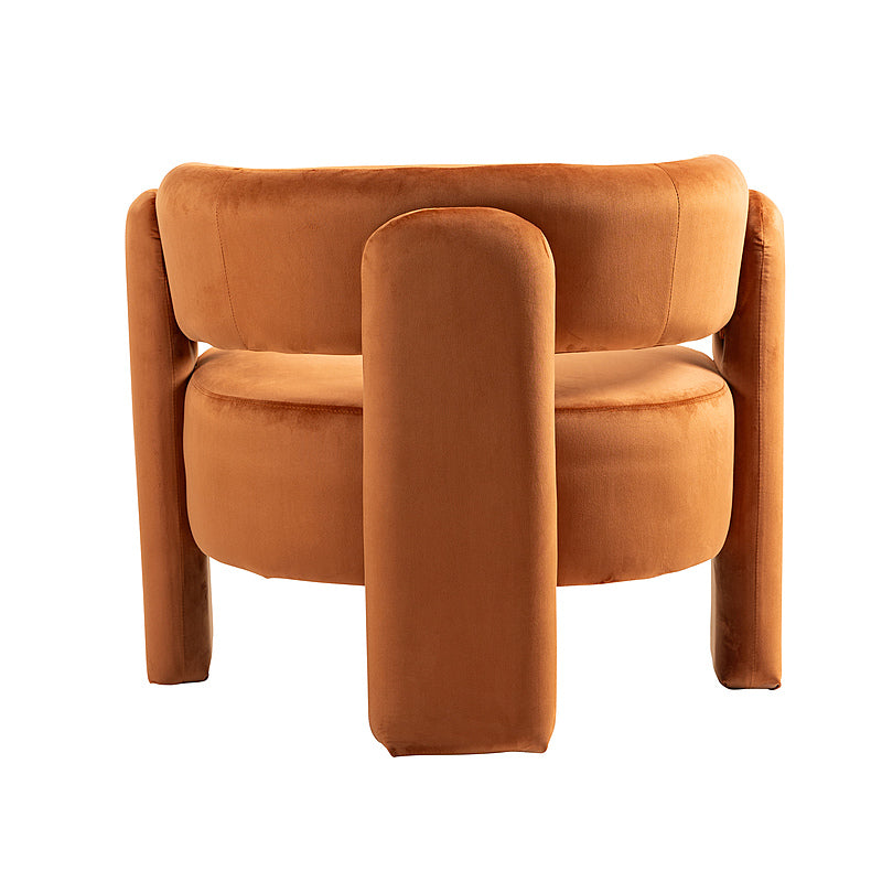 IHD-AC05B-RO Orange Color KINGSBURY Fabric Sofa Armchair