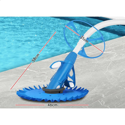 A-POOL-CLEAN-LIBL ALFORDSON Pool Cleaner Automatic Vacuum Floor Climb Wall Swimming Pool Hose 10M