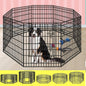 A-PET-PP-36 BEASTIE Metal Dog Playpen, 36in Foldable Portable Dog Pen with 8 Panels