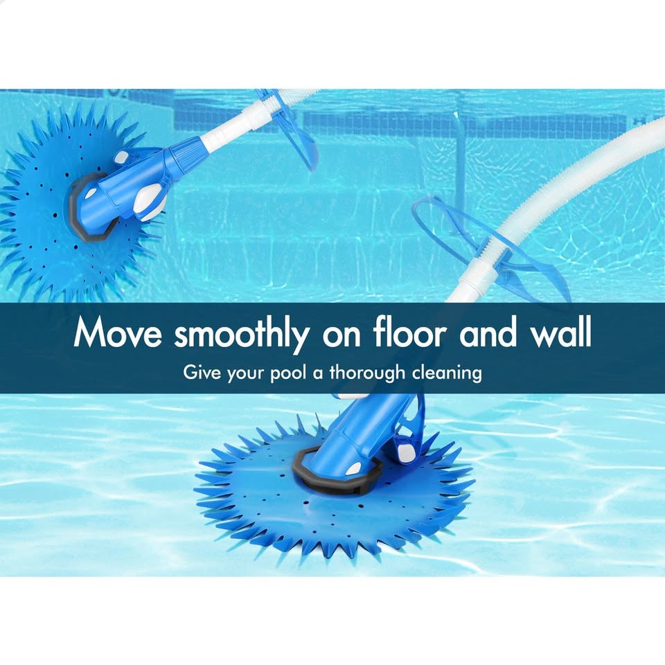 A-POOL-CLEAN-LIBL ALFORDSON Pool Cleaner Automatic Vacuum Floor Climb Wall Swimming Pool Hose 10M