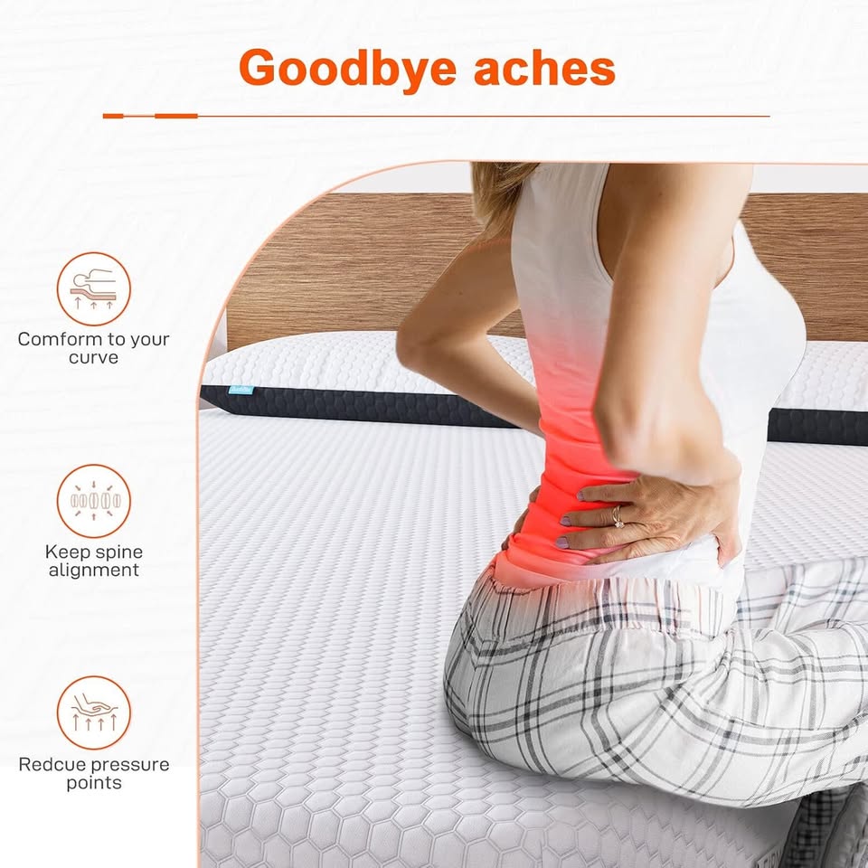 ZT-MHDU16-D Duchess Gel Memory Foam Mattress (Firm & Medium Soft) Includes 1 Pillow (Double)