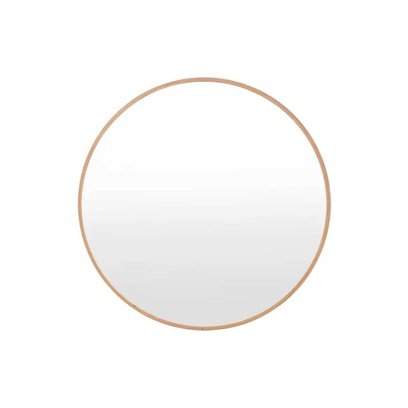 MFSIMRL802 Simplicity 80cm Diameter Round Mirror (Oak)