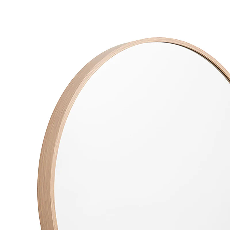 MFSIMRL802 Simplicity 80cm Diameter Round Mirror (Oak)