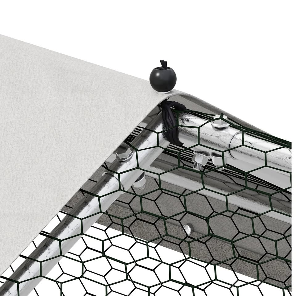 CAGE-QQ-CC311-2D Alopet 3x1x1M Chicken Coop with Cover Poultry Cage Run Yard Pet Rabbit Hutch