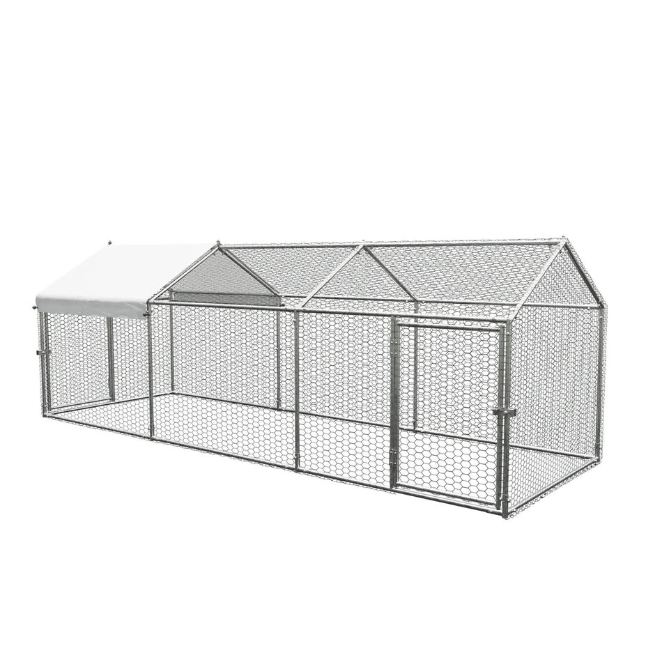 CAGE-QQ-CC311-2D Alopet 3x1x1M Chicken Coop with Cover Poultry Cage Run Yard Pet Rabbit Hutch