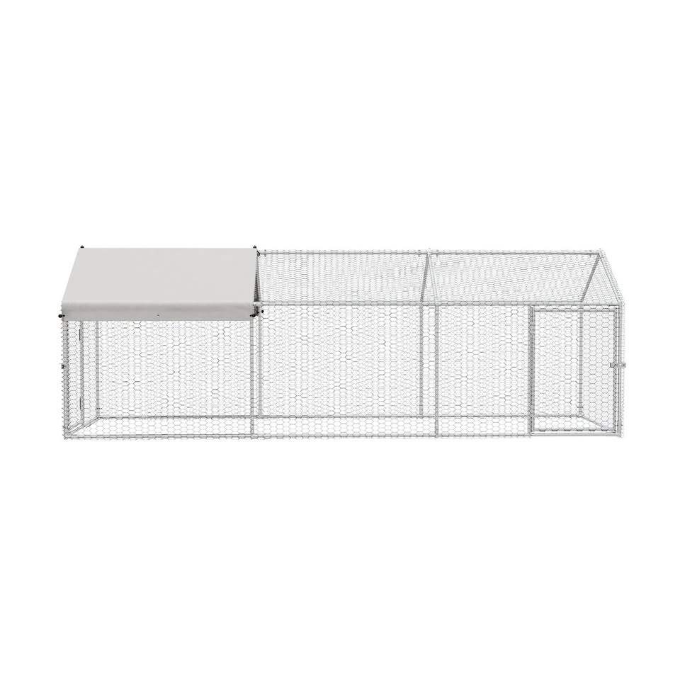 CAGE-QQ-CC311-2D Alopet 3x1x1M Chicken Coop with Cover Poultry Cage Run Yard Pet Rabbit Hutch