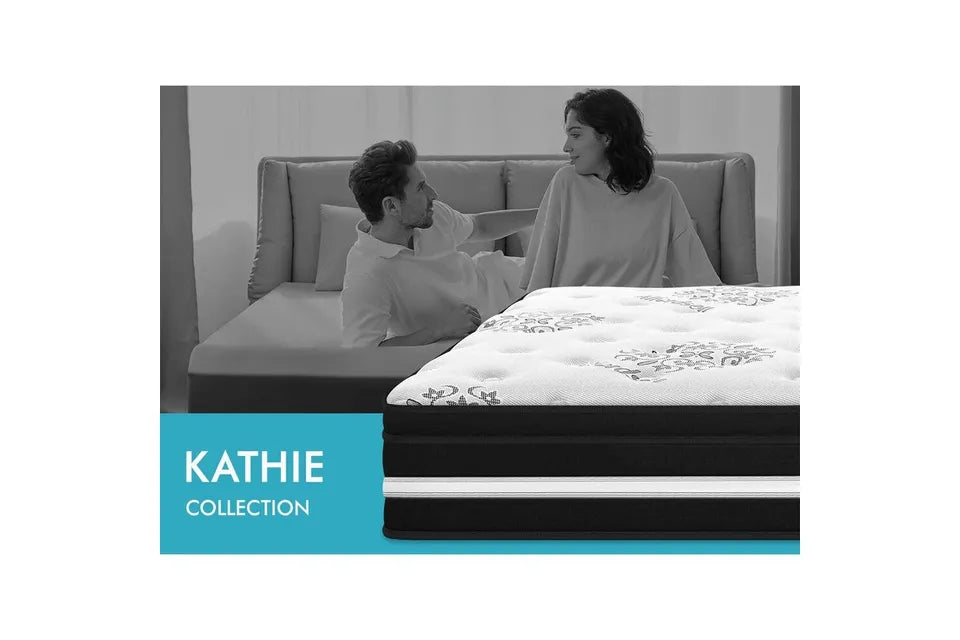 A-MATTRESS-KATH-D ALFORDSON Mattress Double Bed Euro Top 22CM Bonnell Spring Firm Memory Foam