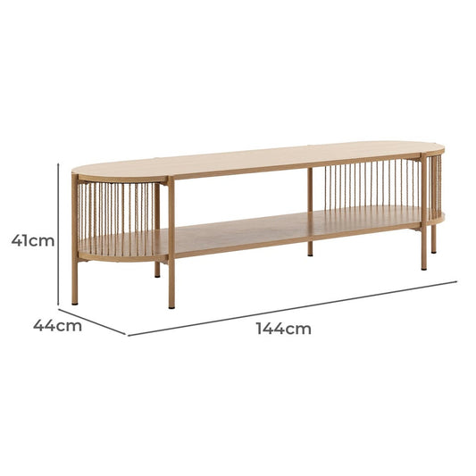 UH10943 Light Timber Color 144cm Gavin TV Unit