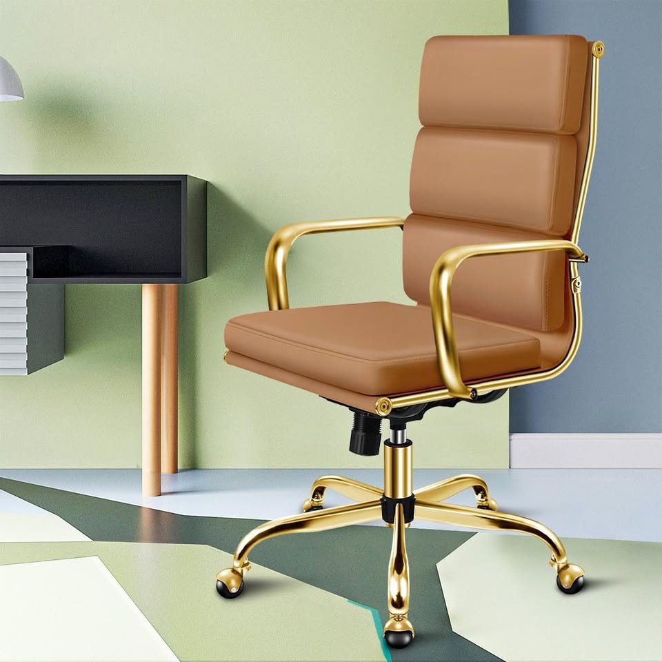 A-OCH-PAD-GF-BRN ALFORDSON Office Chair Ergonomic Paddings Executive Computer Work Seat High Back
