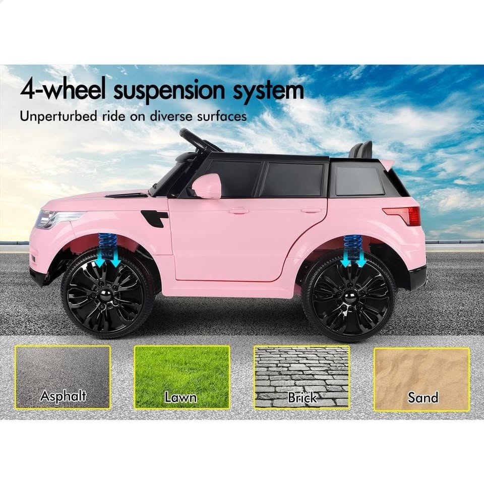 A-CAR-RANG-PK ALFORDSON Ride On Car Kids Electric Toy Rover-Inspired Pink