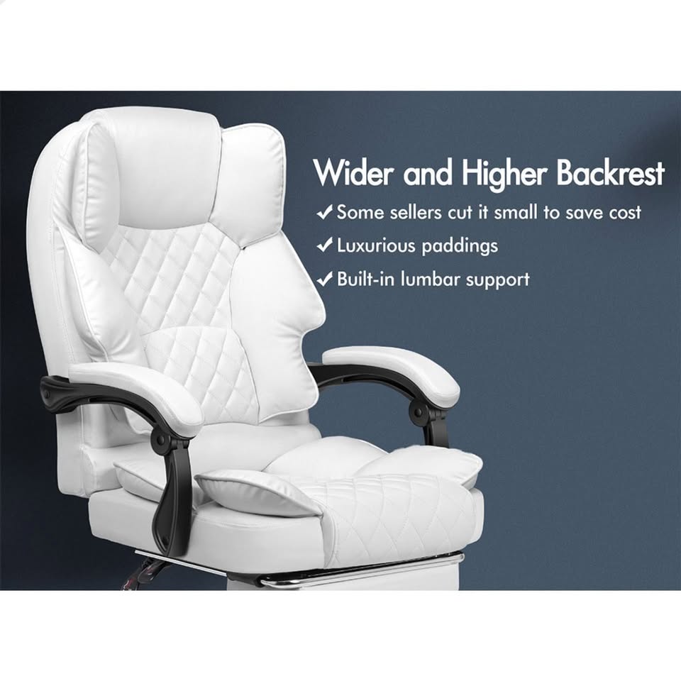 A-OCH-DU-B-FT-WH ALFORDSON Office Chair White