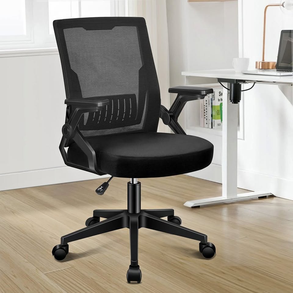 A-OCH-MESH-CON-ALBK ALFORDSON Mesh Office Chair Executive Computer Fabric Seat Gaming Racing Work
