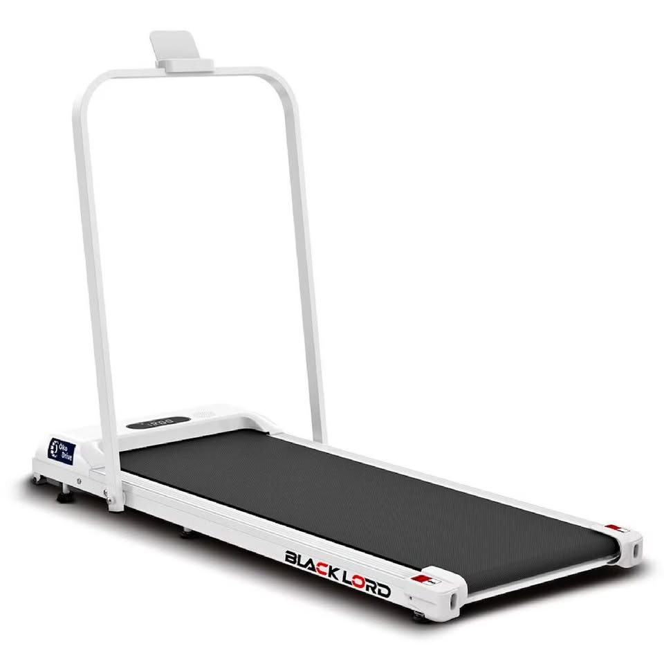 A-TML-WP-NX-WH 2.4HP BLACK LORD Electric Treadmill Walking Pad Under Desk Fitness Remote Control Foldable (White)