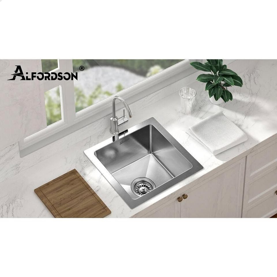 A-SINK-3431 ALFORDSON 340X310MM Kitchen Sink Stainless Steel Drop in Flush Under Mount Basin