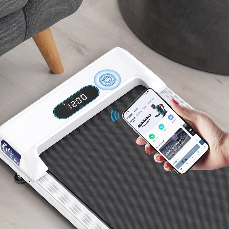 A-TML-WP-NX-WH 2.4HP BLACK LORD Electric Treadmill Walking Pad Under Desk Fitness Remote Control Foldable (White)