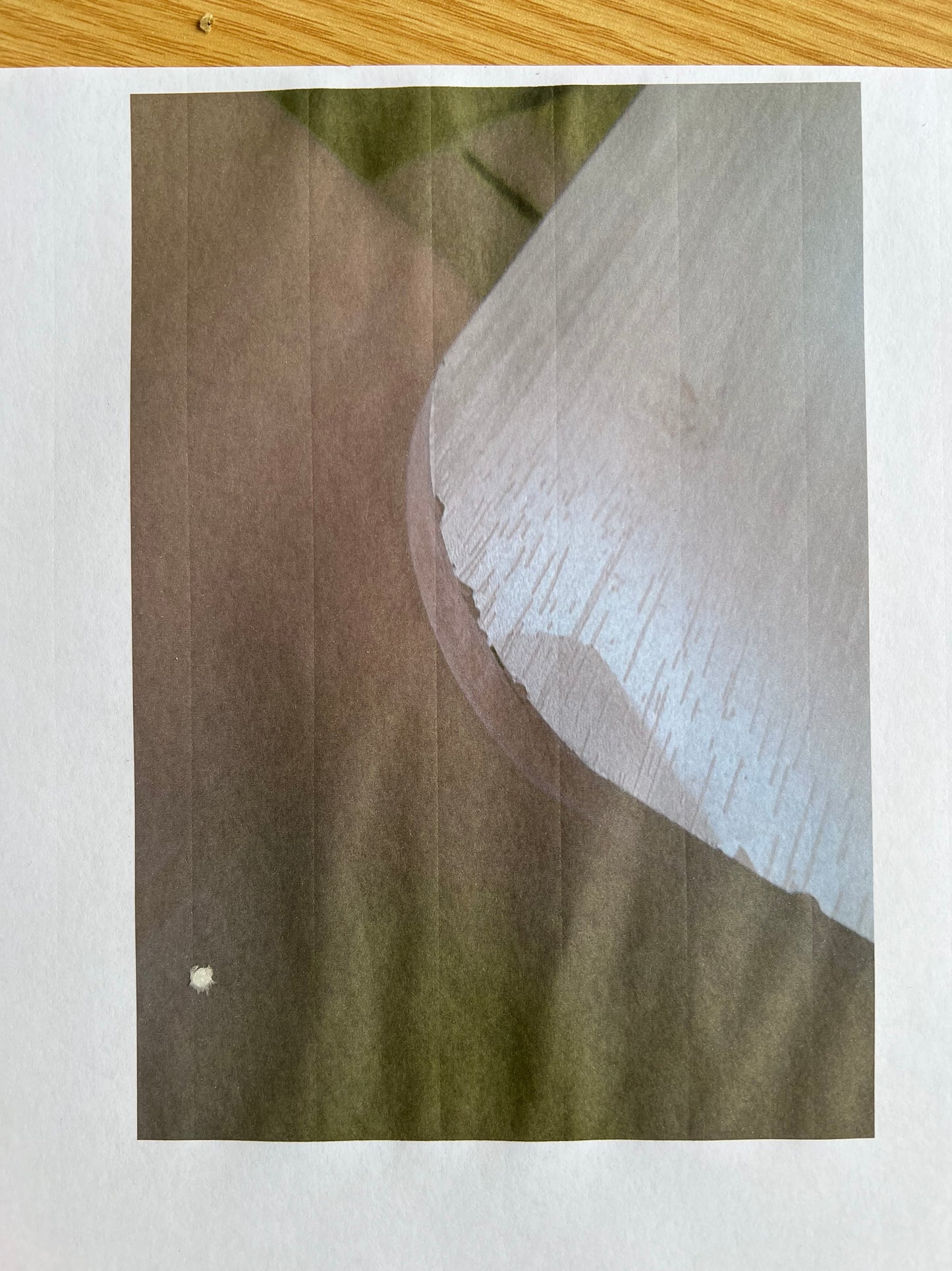 Scratched CTR-W-B11-MT-135XL Damage to Base Board Corner