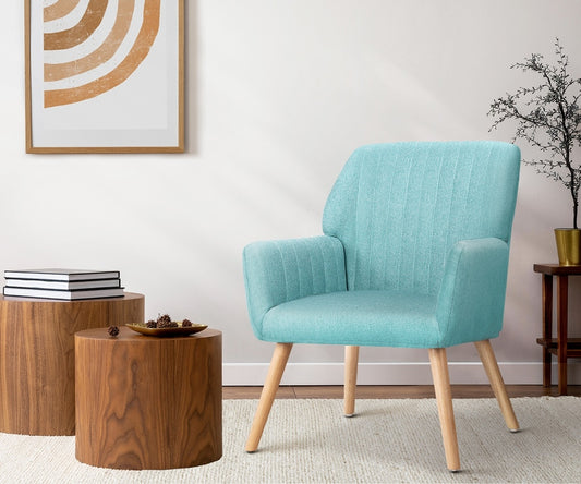 ACH-A1-BL Oikiture Armchair Fabric Couches Blue