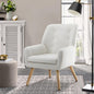 ACH-A6-SP-WH Oikiture Armchair Sherpa White