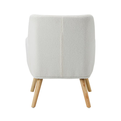 ACH-A6-SP-WH Oikiture Armchair Sherpa White