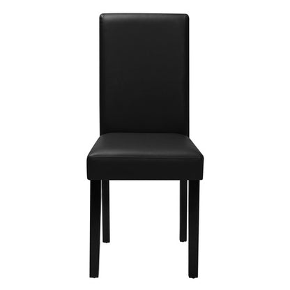 DCH-LORA-BK-2PC 2PC Living Fusion Argerich Faux Leather Dining Chairs Black (Set of 2)