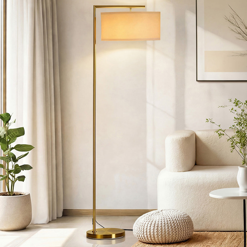 FL-A-TASK-153H-GD Arbour & Nook Aurina Iron Floor Lamp Gold