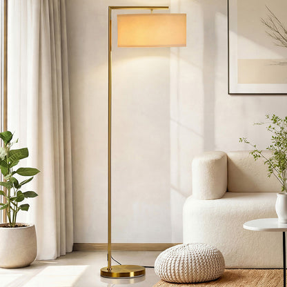 FL-A-TASK-153H-GD Arbour & Nook Aurina Iron Floor Lamp Gold