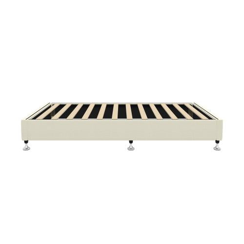 BF-B-ZICO-S-BG-AB Oikiture Bed Frame Single Size Fabric Beige