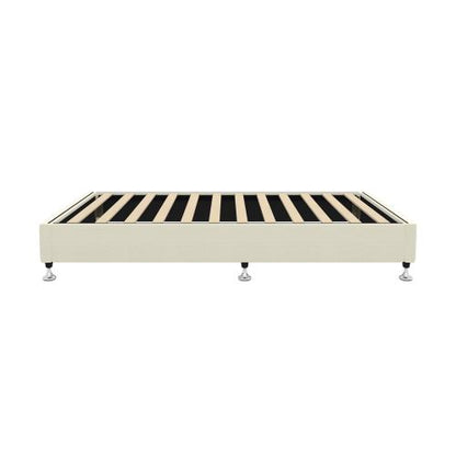 BF-B-ZICO-S-BG-AB Oikiture Bed Frame Single Size Fabric Beige