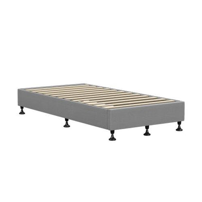 BF-B-ZICO-S-GY-AB Oikiture Bed Frame Single Size Fabric Grey