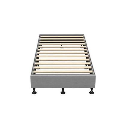 BF-B-ZICO-S-GY-AB Oikiture Bed Frame Single Size Fabric Grey